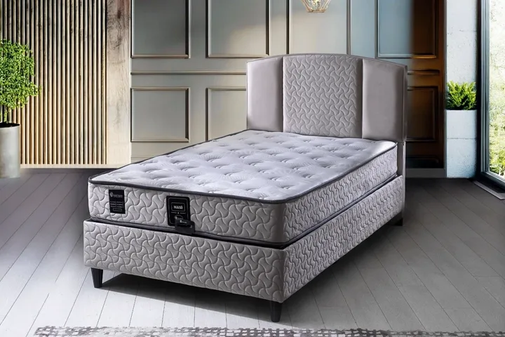 Maxi 100x200 Single Divan Base & Headboard Set PV1302