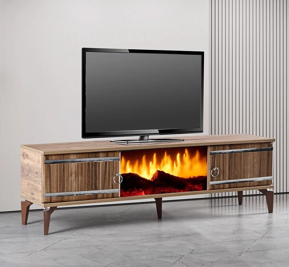 Şömineli TV Sehpası GKR1410