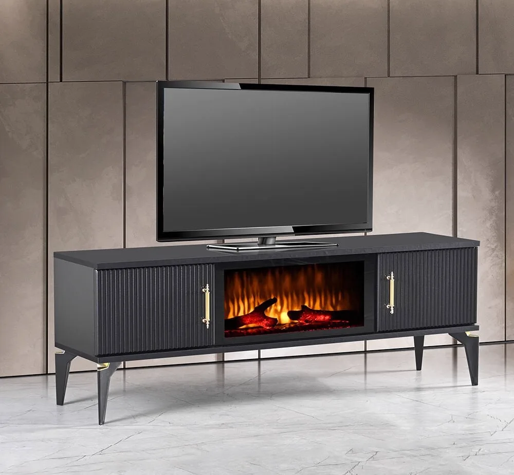 Şömineli TV Sehpası GKR1406