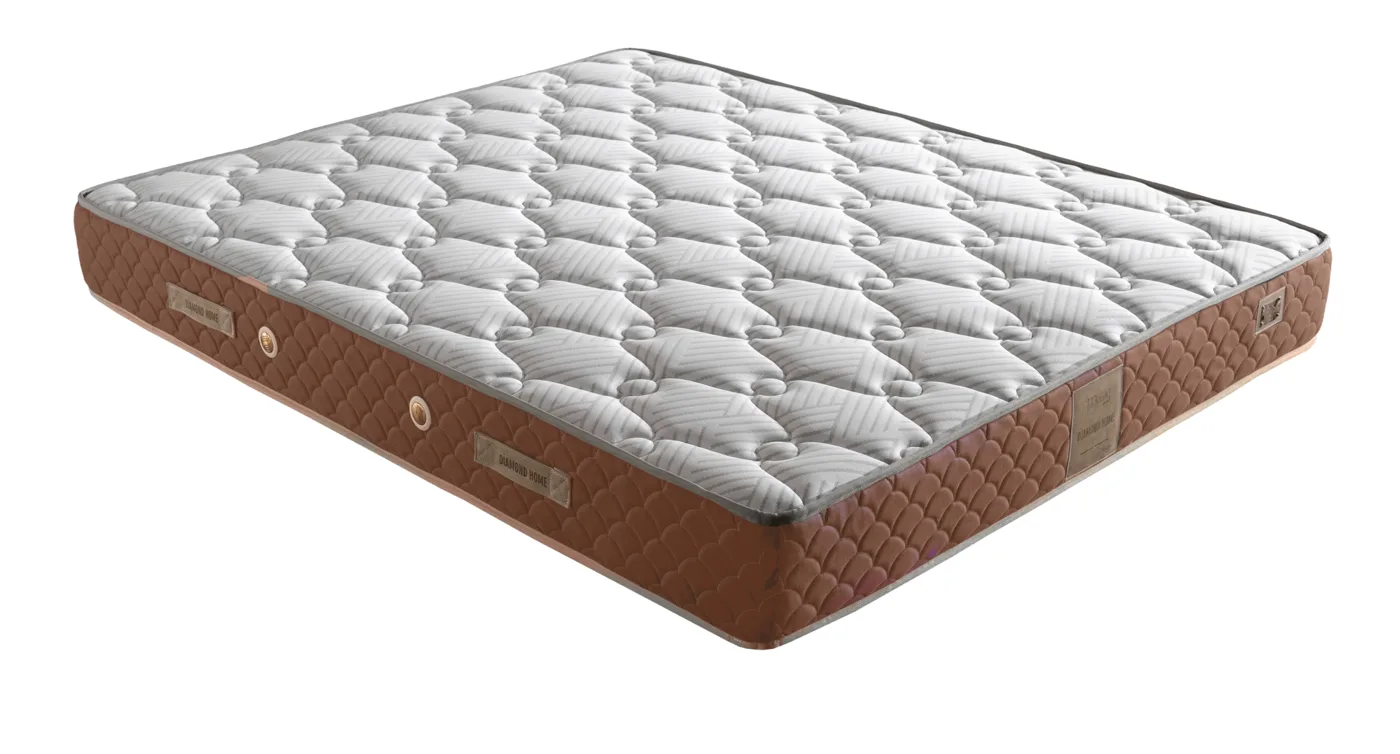 Kiamond Coffee 160x200 Double Mattress, Divan Base & Headboard Set MBL1022