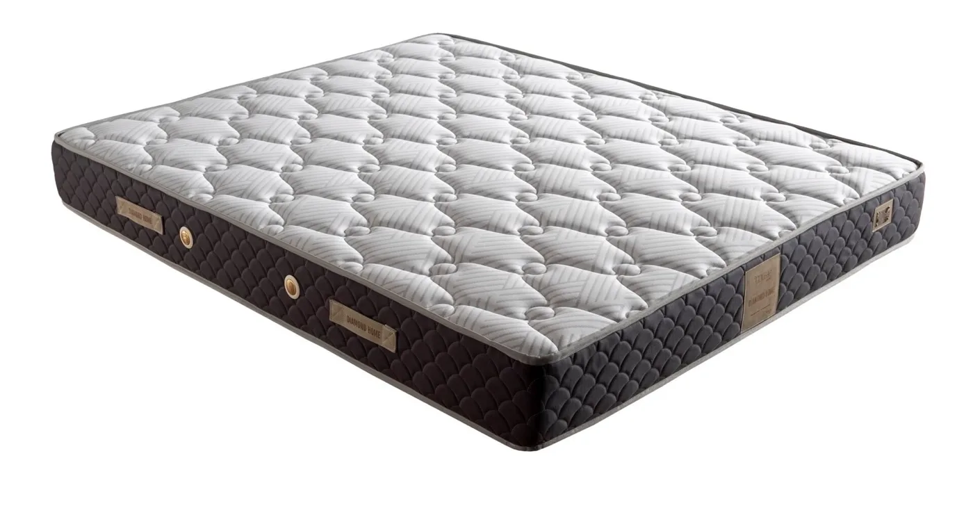 Kiamond Anthracite 150x200 Double Mattress, Divan Base & Headboard Set MBL1020