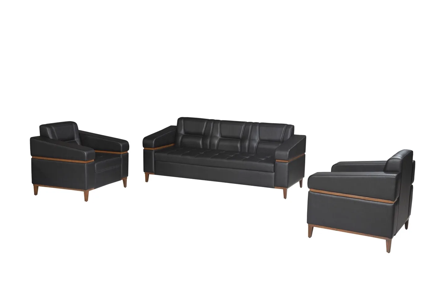 Castello Wood Office Sofa Set FSM1015