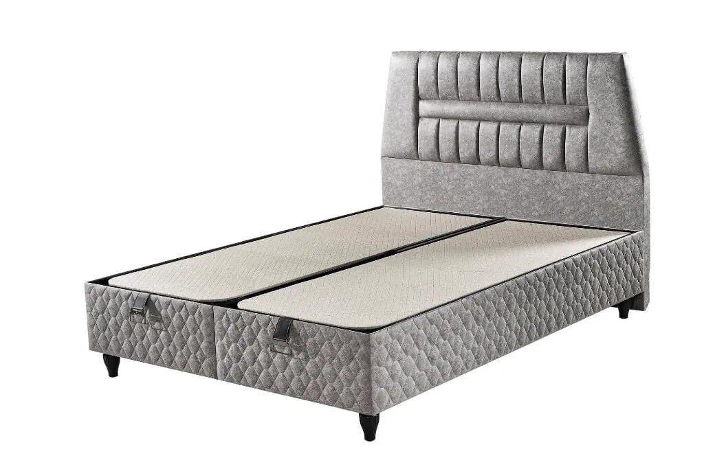 Favori 160X200 Double Divan Base and Headboard Set EY2414
