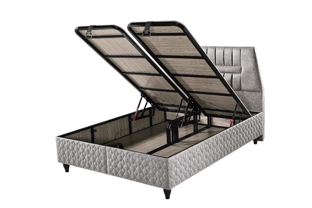Favori 160X200 Double Divan Base and Headboard Set EY2414