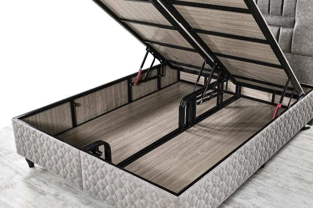 Favori 160X200 Double Divan Base and Headboard Set EY2414