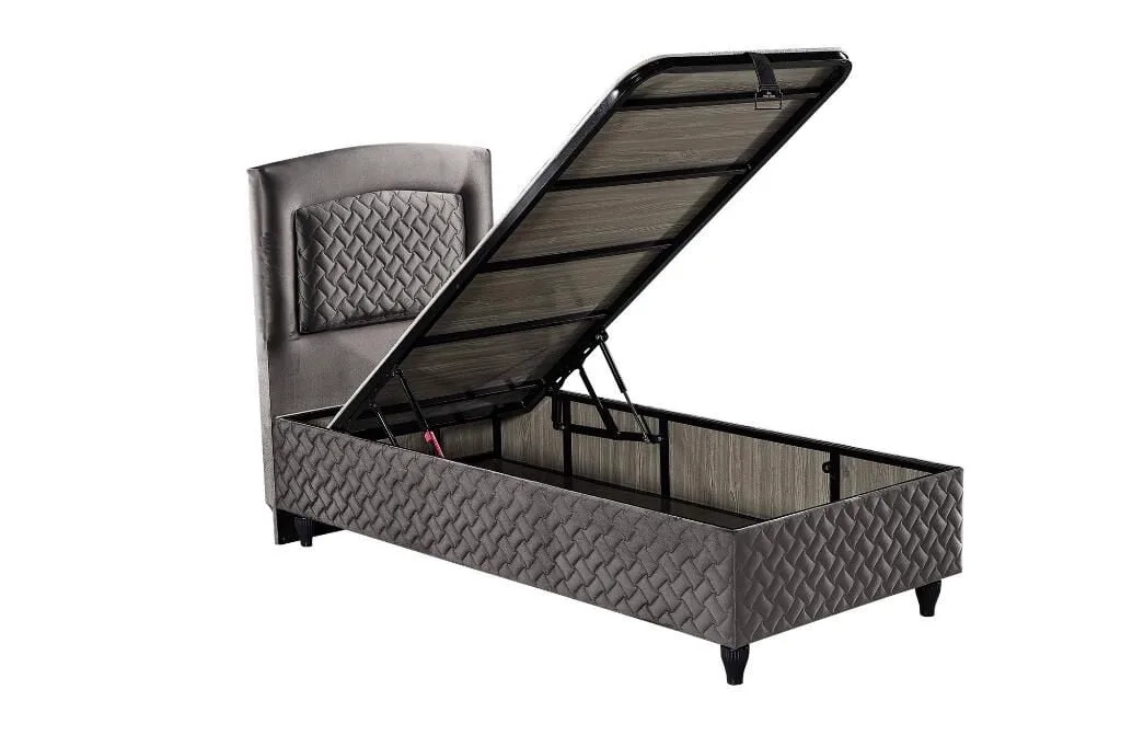 Inci 120X200 Single Mattress, Divan Base, Headboard Set EY2011