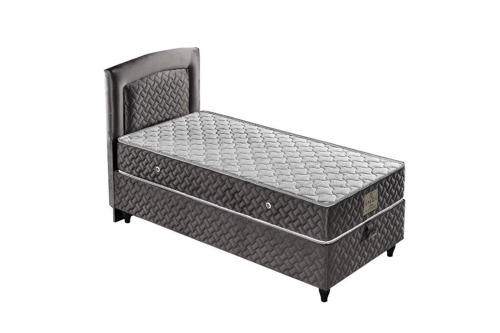 Inci 120X200 Single Mattress, Divan Base, Headboard Set EY2011