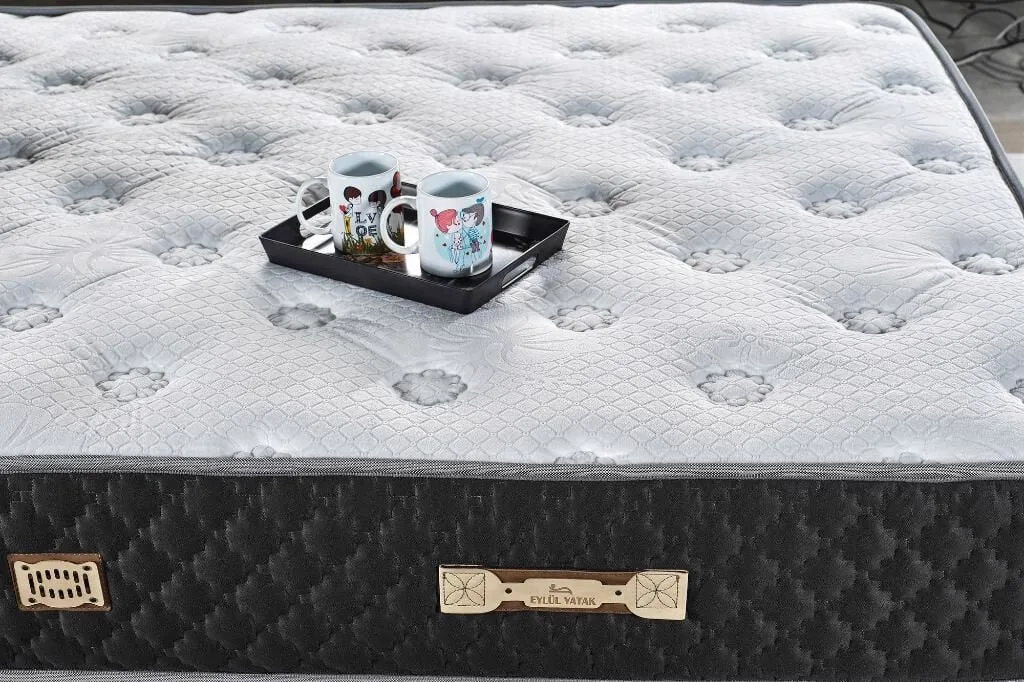 Borjan 90X190 Single Mattress, Divan Base, Headboard Set EY2008