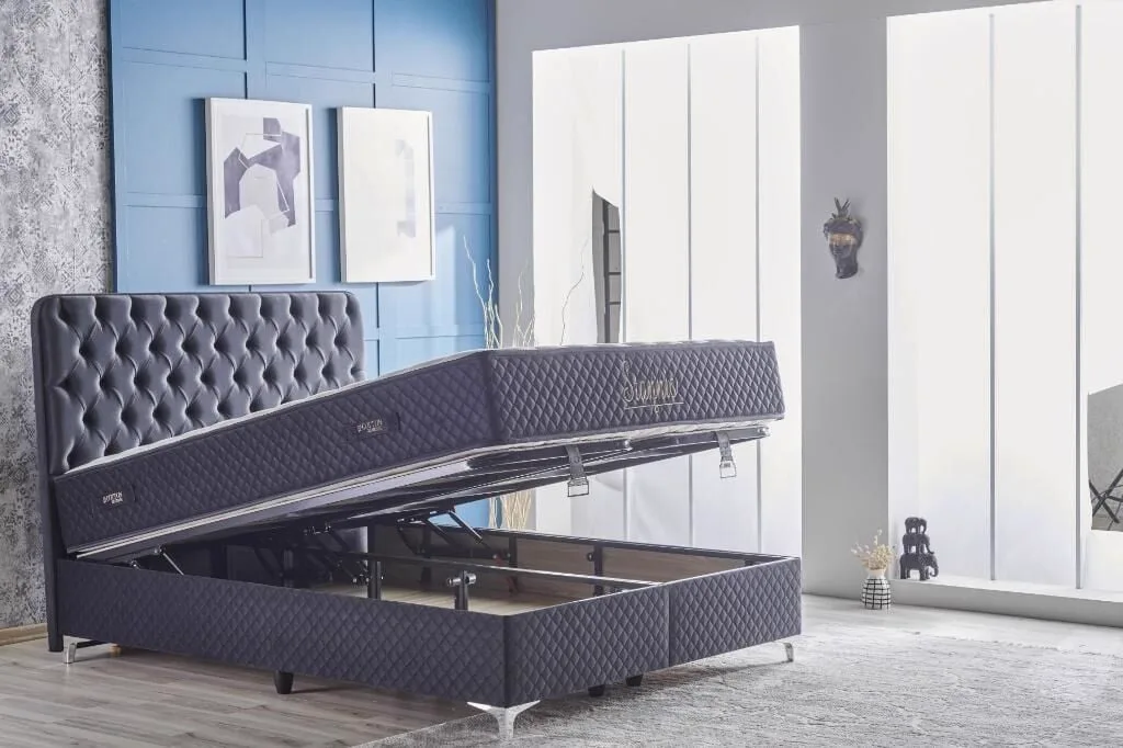 Stannis 90x200 Single Divan Base and Headboard Set CB2423