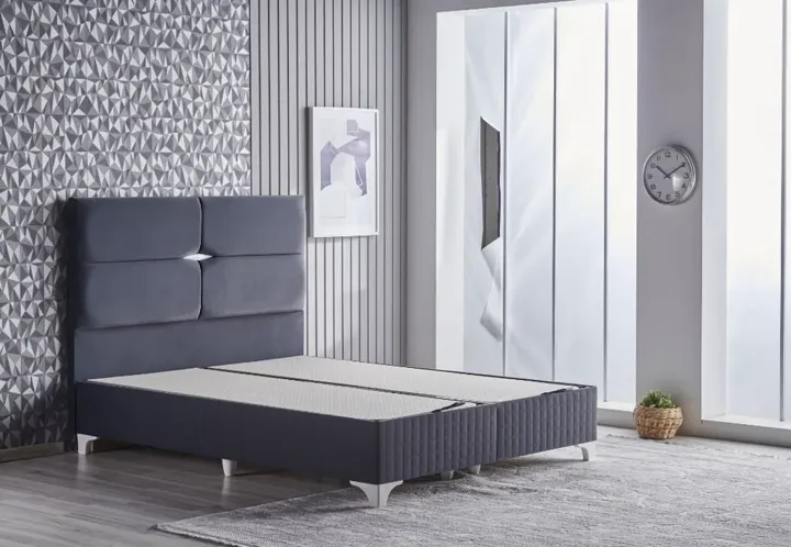 Setra 160x200 Double Divan Base and Headboard Set CB2422