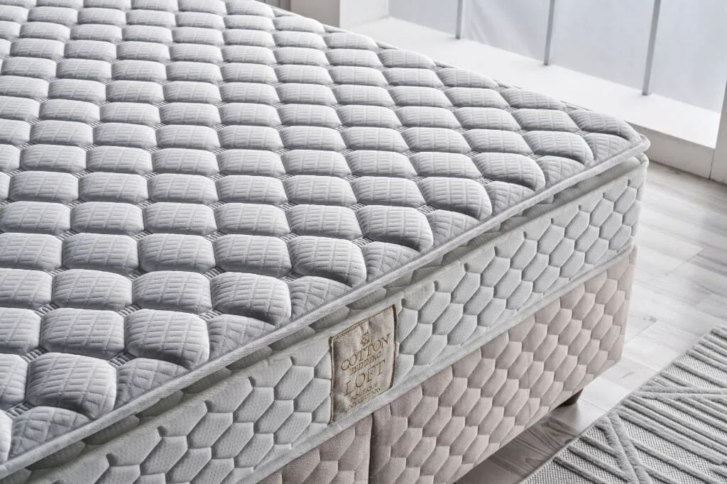 Loft 180x200 Double Mattress, Divan Base, Headboard Set CB2011