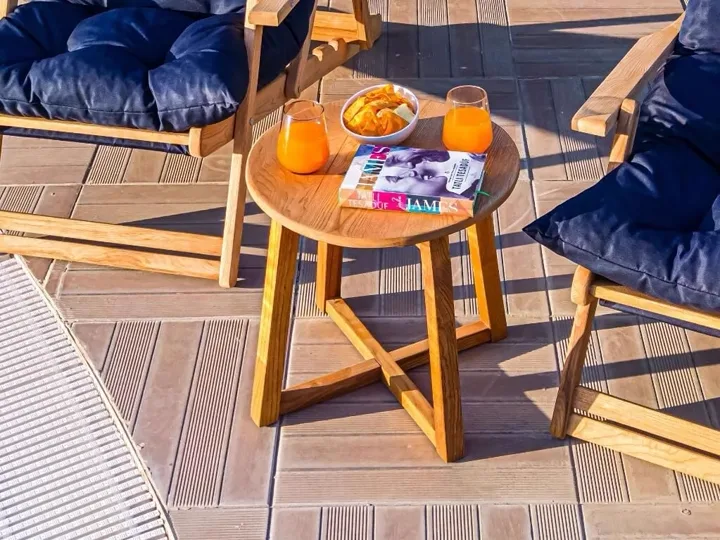 Angel Wooden Sun Lounger Table ROY008-2