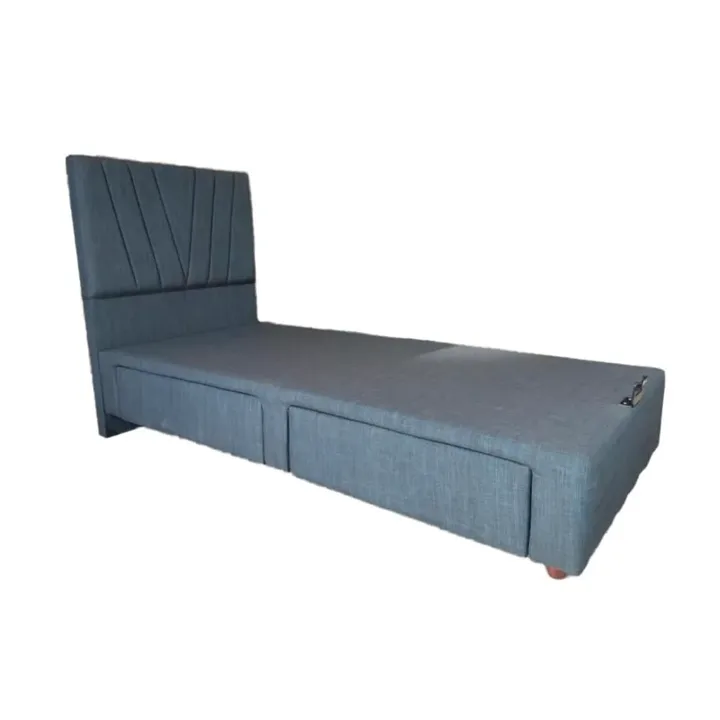 Alacati Drawer 100x200 Single Divan Base & Headboard Set PV302