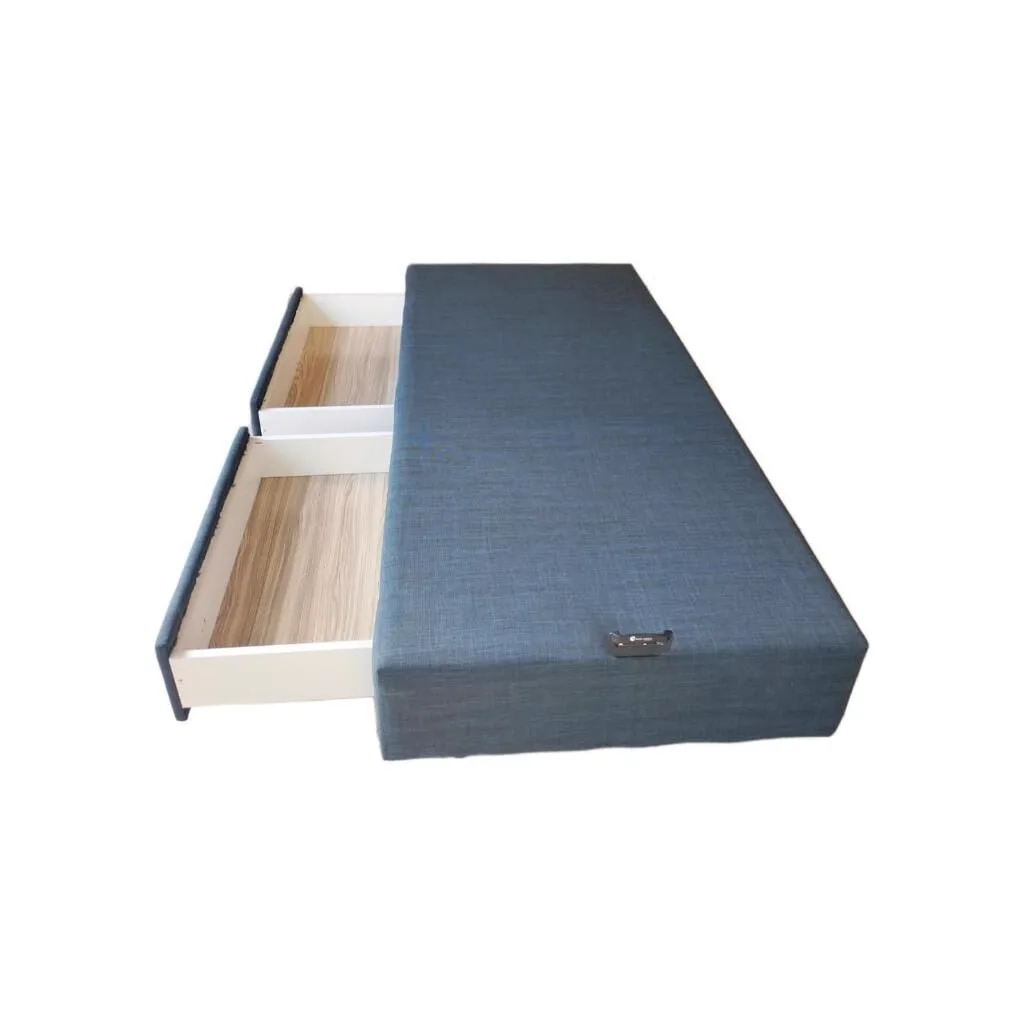 Alacati Drawer 100x200 Single Divan Base & Headboard Set PV302