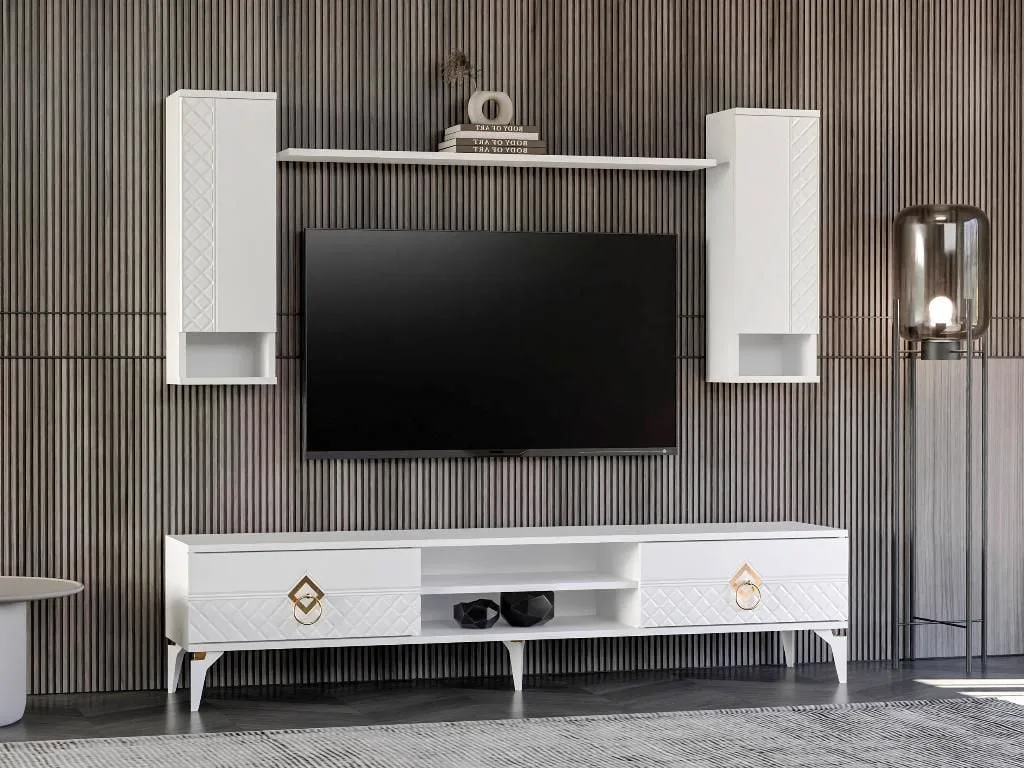 Sude White Living Unit TN1313