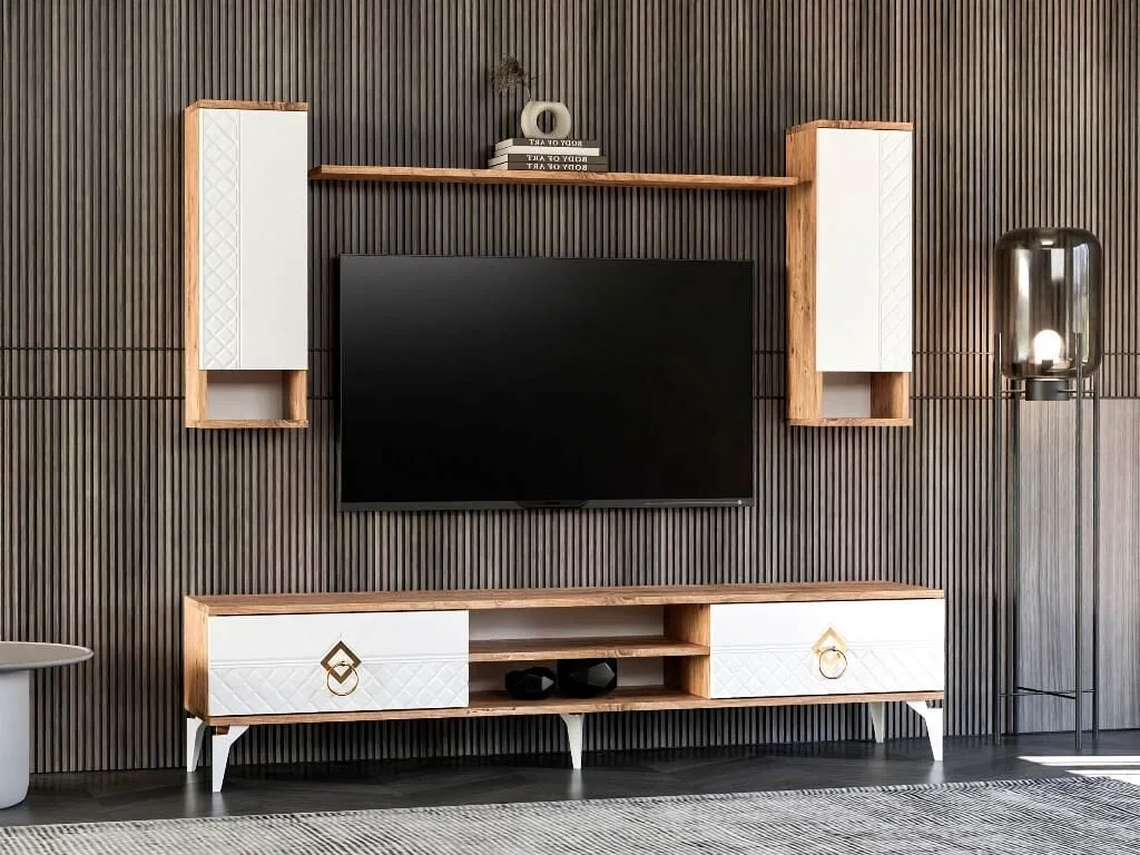 Sude Pine-White Living Unit TN1312