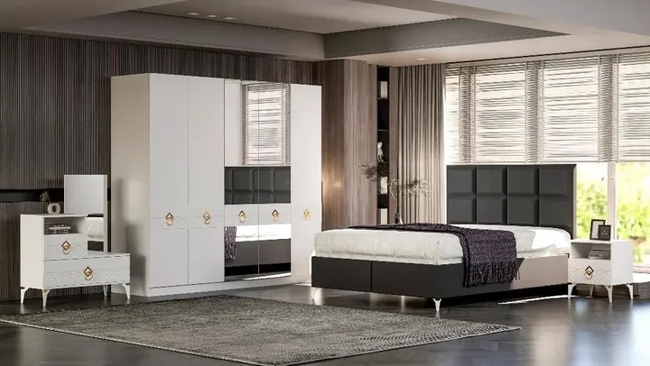 Sude 225 White Bedroom Set TN1173