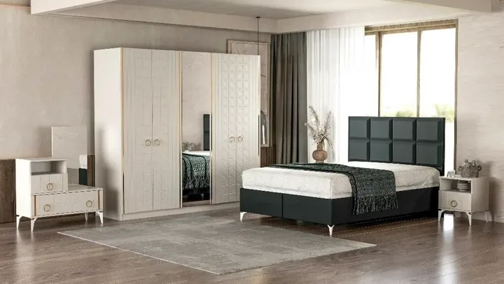 Yildiz 225 Sandstone Bedroom Set TN1113