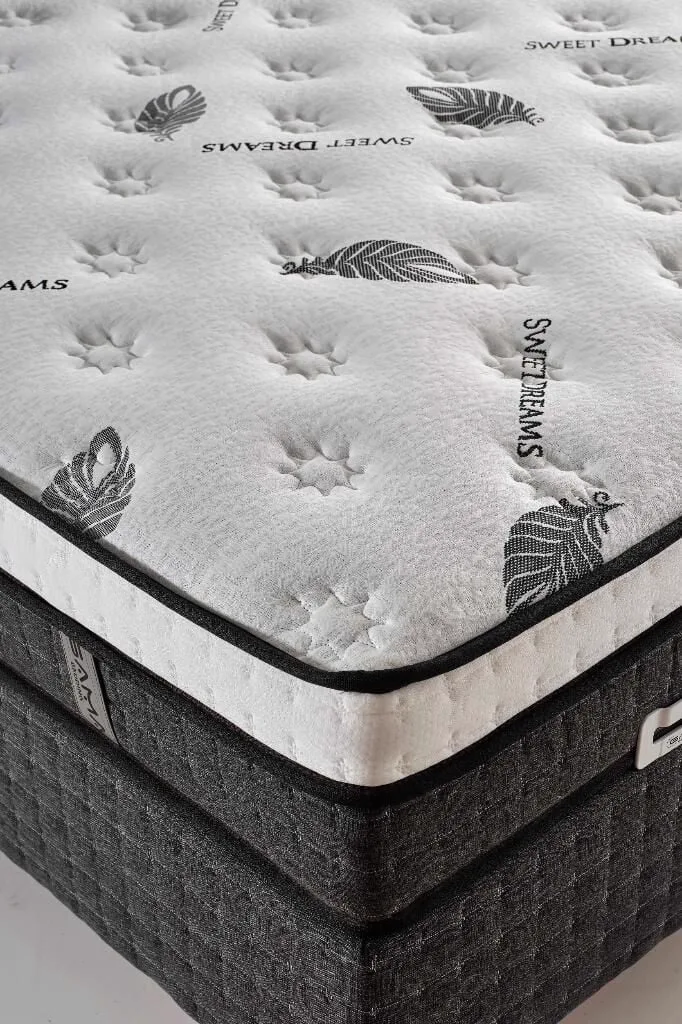 Alize 140x190 Double Mattress, Divan Base & Headboard Set GM190