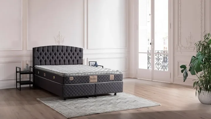 Pamira 180x200 Double Divan Base & Headboard Set MBL1414