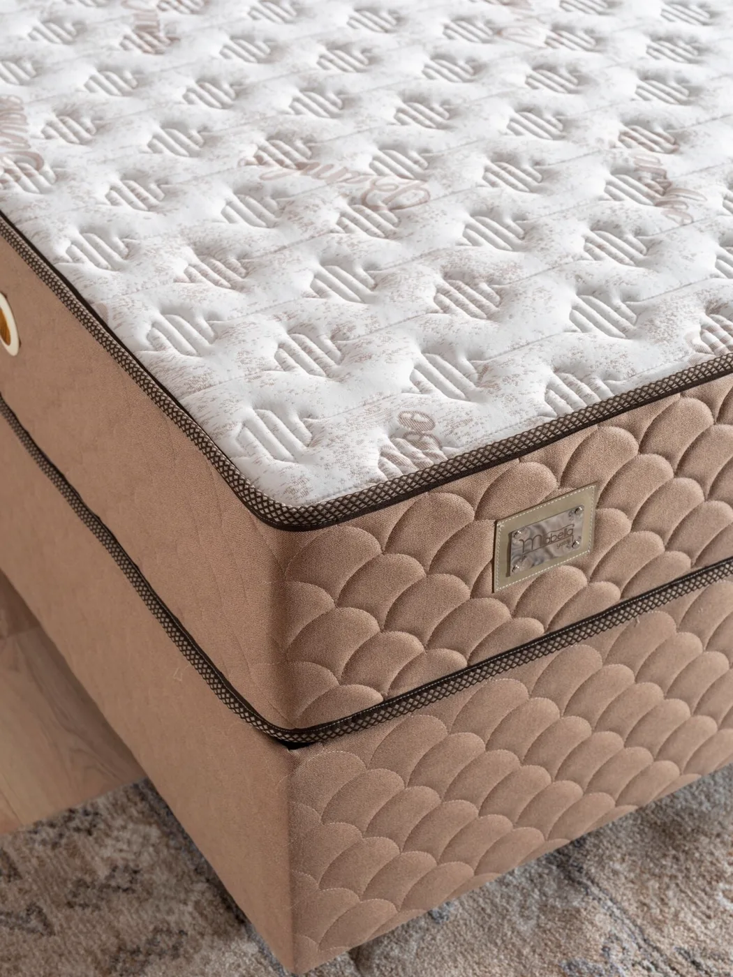 Flora 90x190 Single Mattress, Divan Base & Headboard Set MBL1015