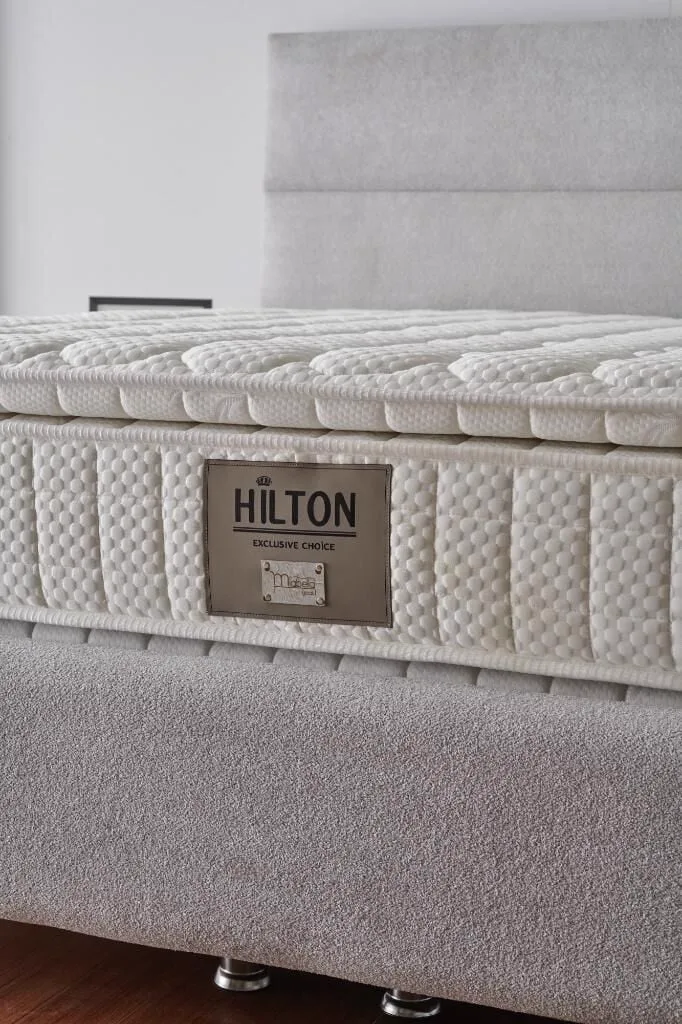 Hilton 120x200 Single Mattress, Divan Base & Headboard Set MBL1005