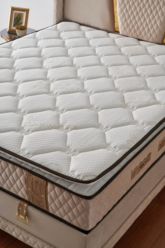 Valentine 200x200 Double Mattress, Divan base, Headboard Set MBL1010