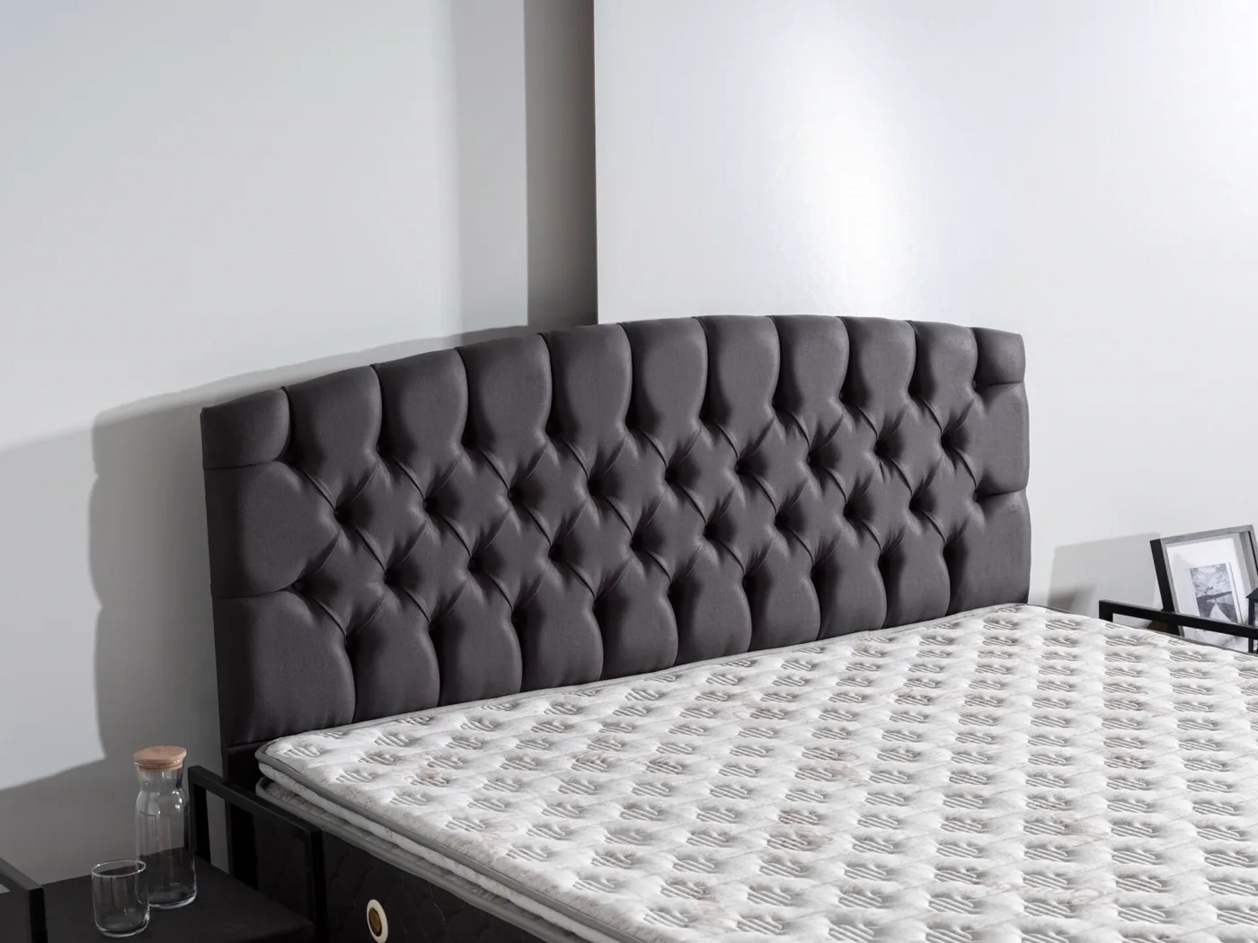 Pamira 140x200 Double Mattress, Divan Base & Headboard Set MBL1014