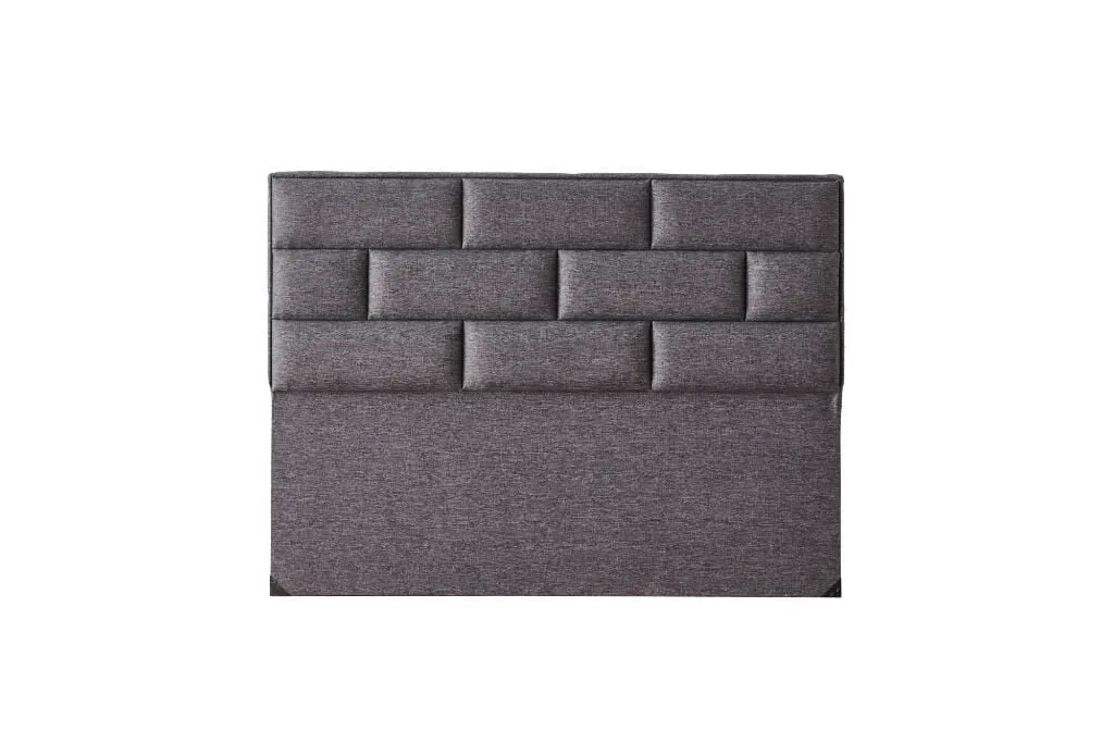 Stone 140x200 Double Mattress, Divan Base & Headboard Set MBL1011