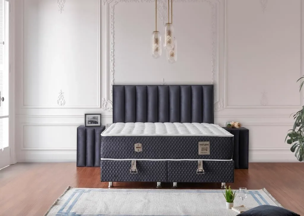 Natura 180x200 Double Mattress, Divan Base & Headboard Set MBL1007