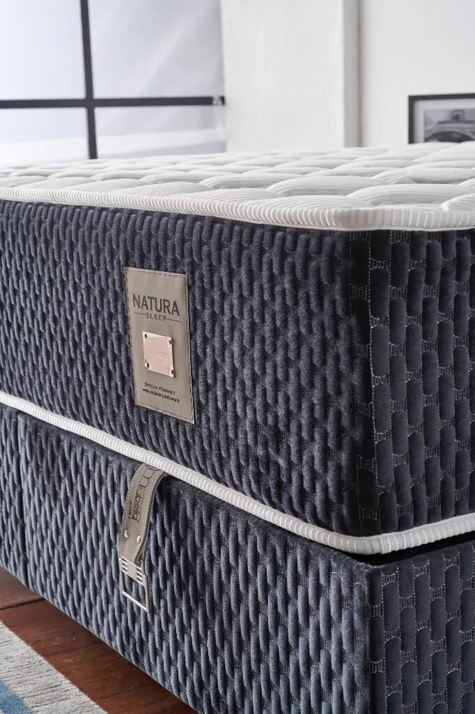 Natura 100x200 Single Mattress, Divan Base & Headboard Set MBL1007