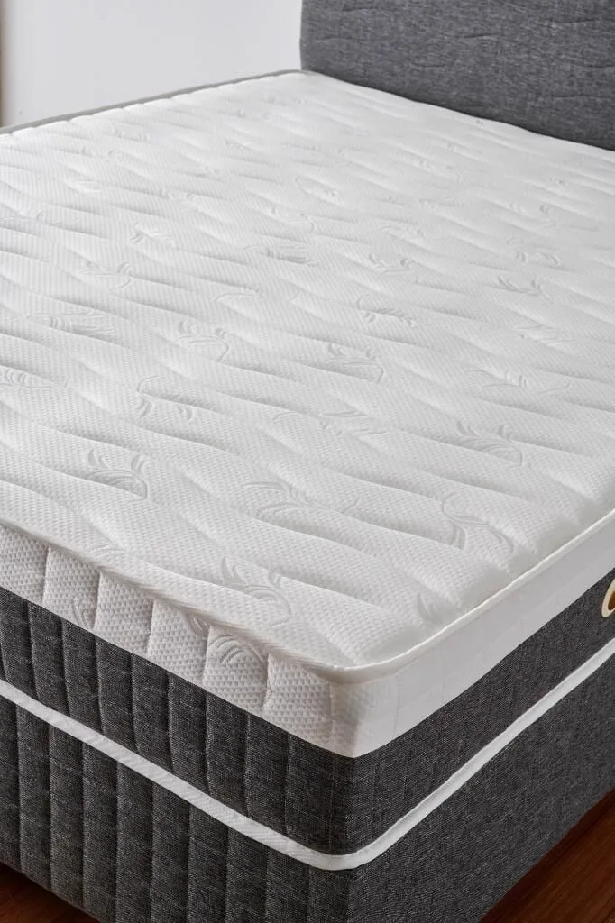 Optima 150x200 Double Mattress, Divan Base & Headboard Set MBL1016