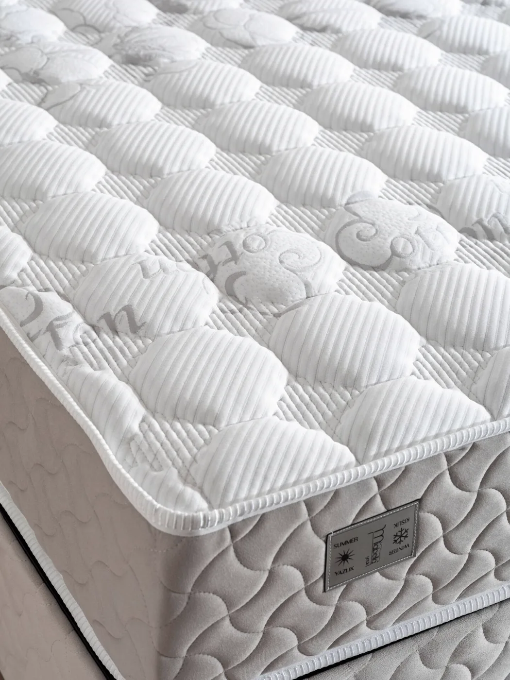 Malaga 90x190 Single Mattress, Divan Base & Headboard Set MBL1013