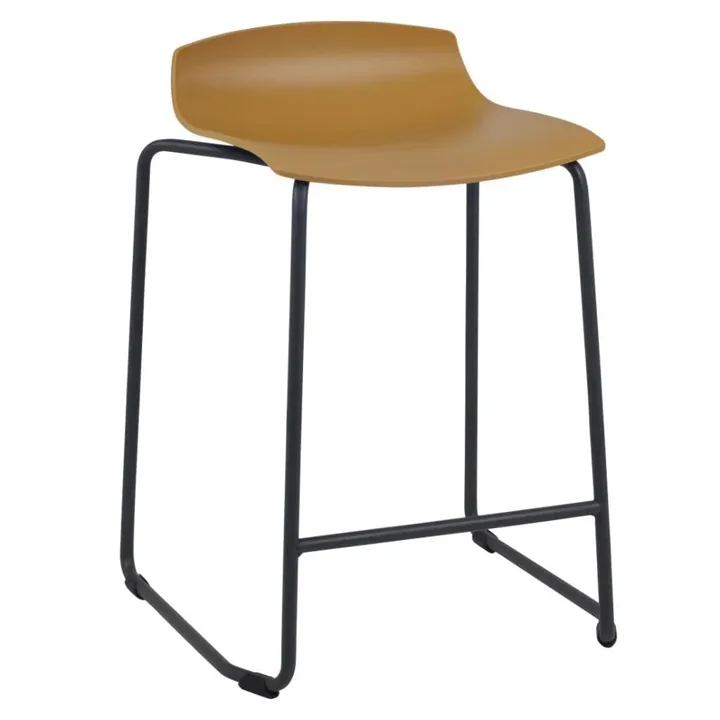 X-treme Sled Pro Dark Yellow - Black Bar Stool PPT1660