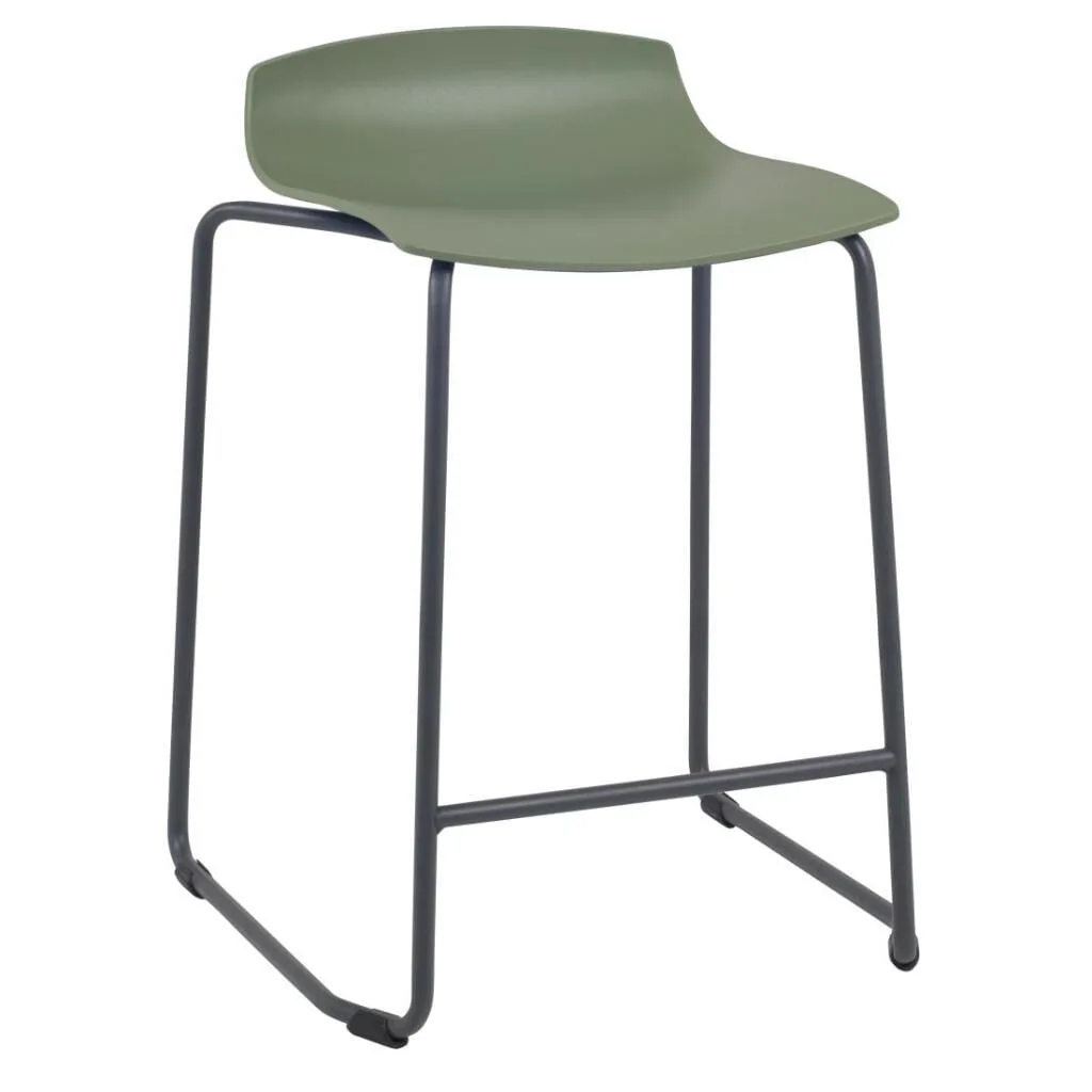 X-treme Sled Pro Pastel Green - Anthracite Bar Stool PPT1652