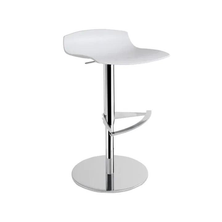 X-treme B Pro White - Chrome-Plated Bar Chair PPT1564