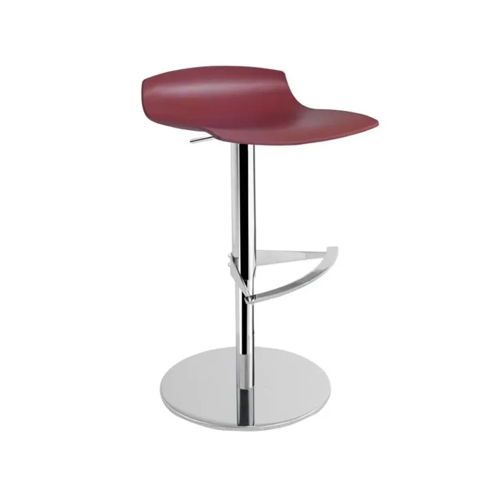 X-treme B Pro Dark Red - Chrome-Plated Bar Chair PPT1568