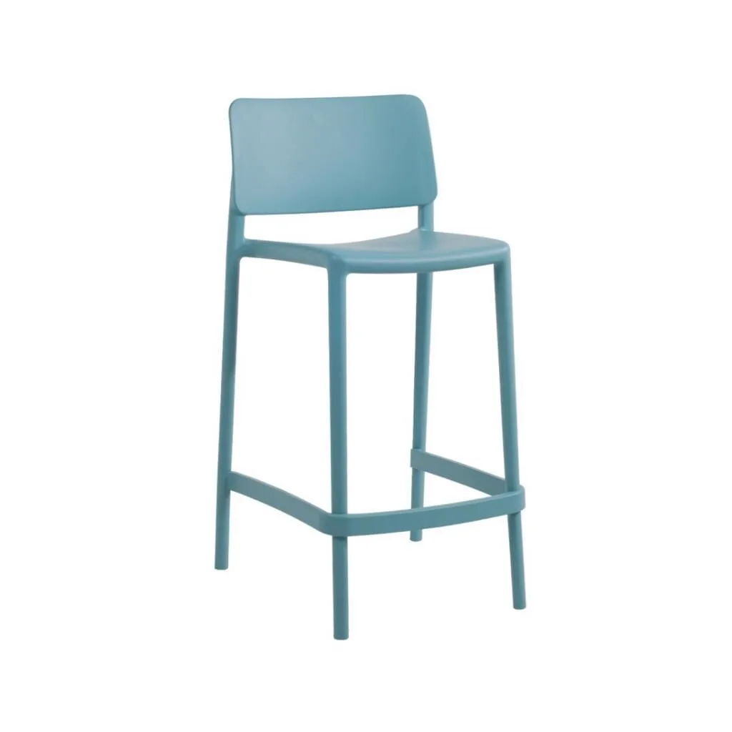 Sgabello da bar Joy-S Bar 65cm blu turchese PPT1547