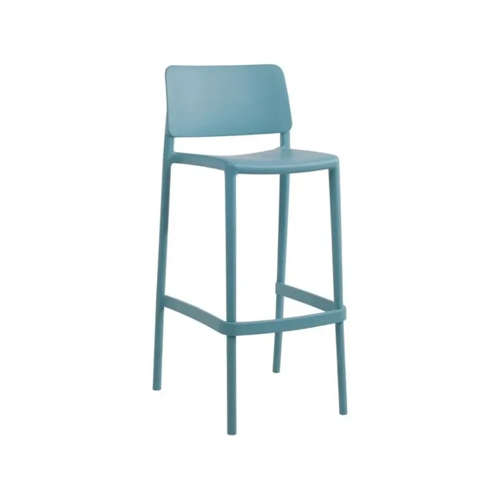 Joy-S Bar 75cm Turquoise Blue Bar Chair PPT1549