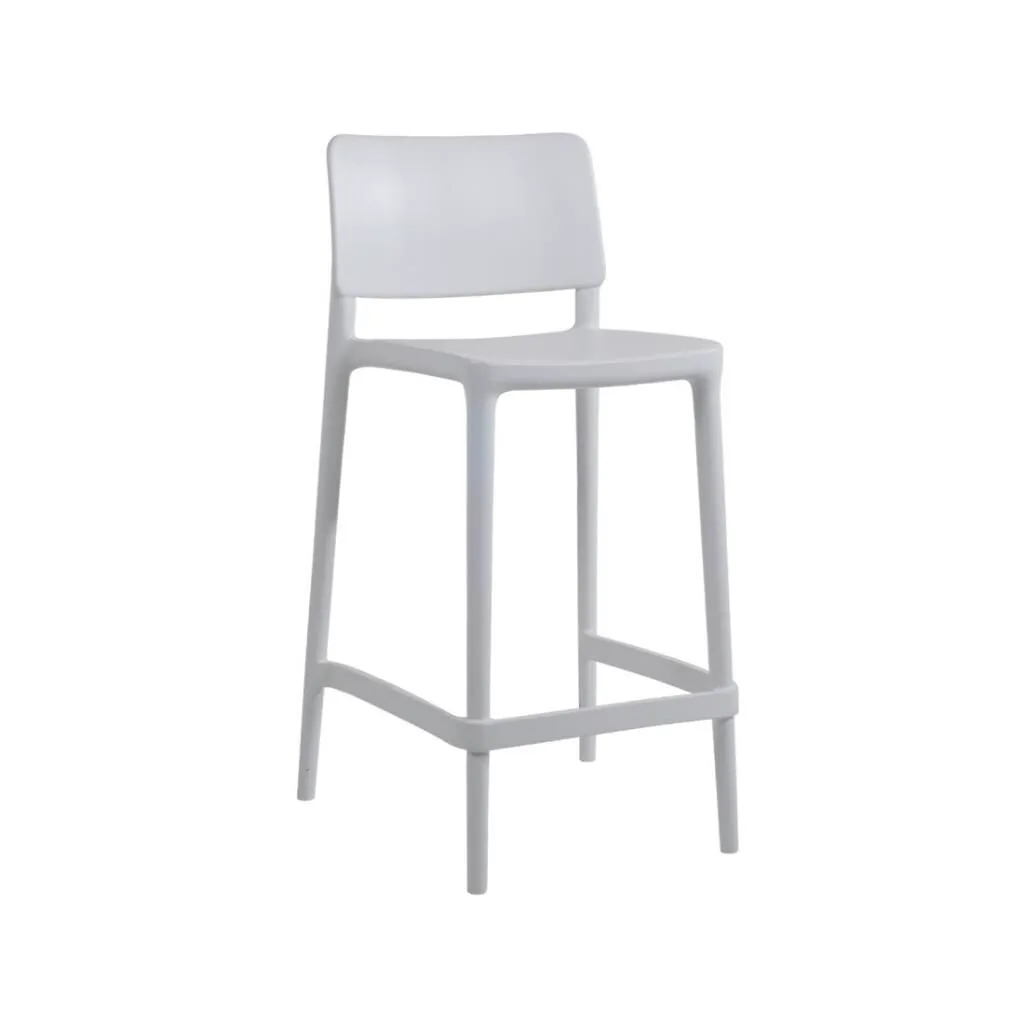 Joy-S Bar 65cm White Bar Chair PPT1543