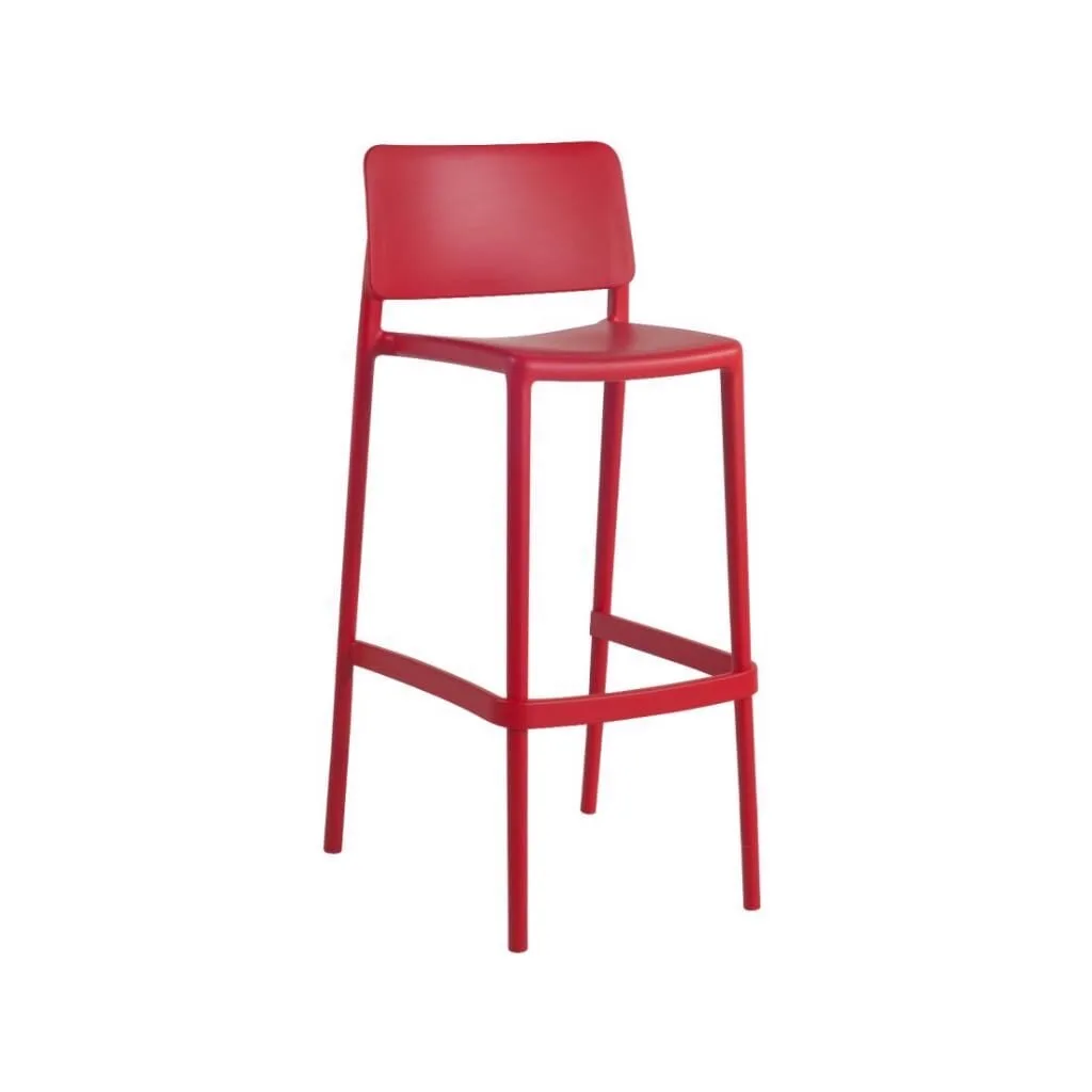 Sgabello da bar Joy-S Bar 75cm rosso PPT1550