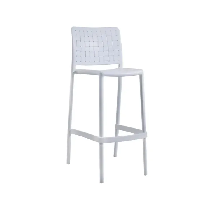 Fame-S Bar 75cm White Bar Chair PPT1533
