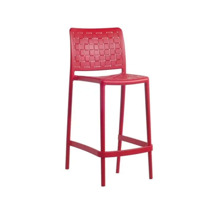 Fame-S Bar 65cm Red Bar Chair PPT1525