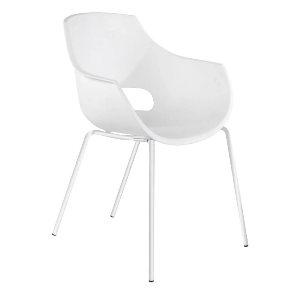 Opal-ML Pro White - White Kitchen Chair PPT1358