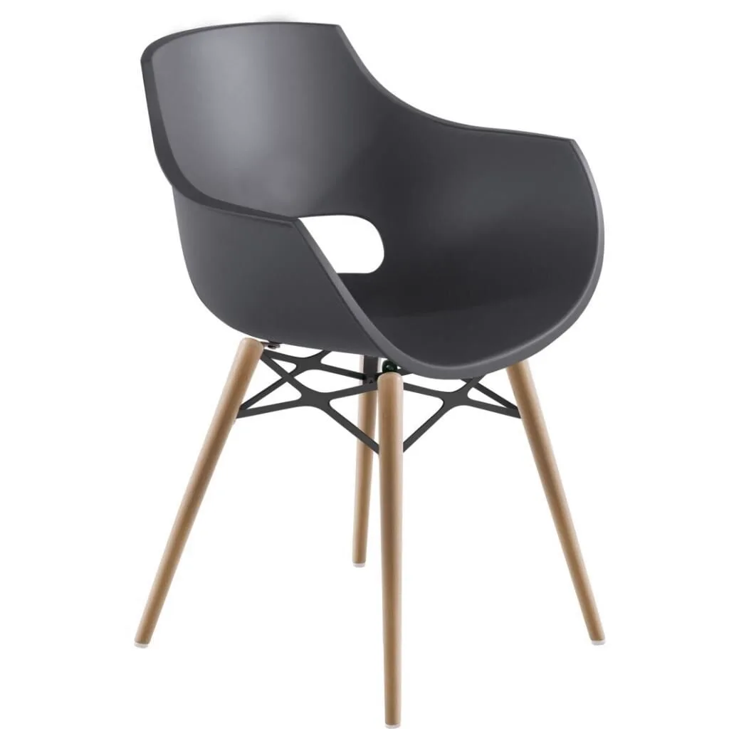 Opal Wox Pro (beech) Anthracite Kitchen Chair PPT1333
