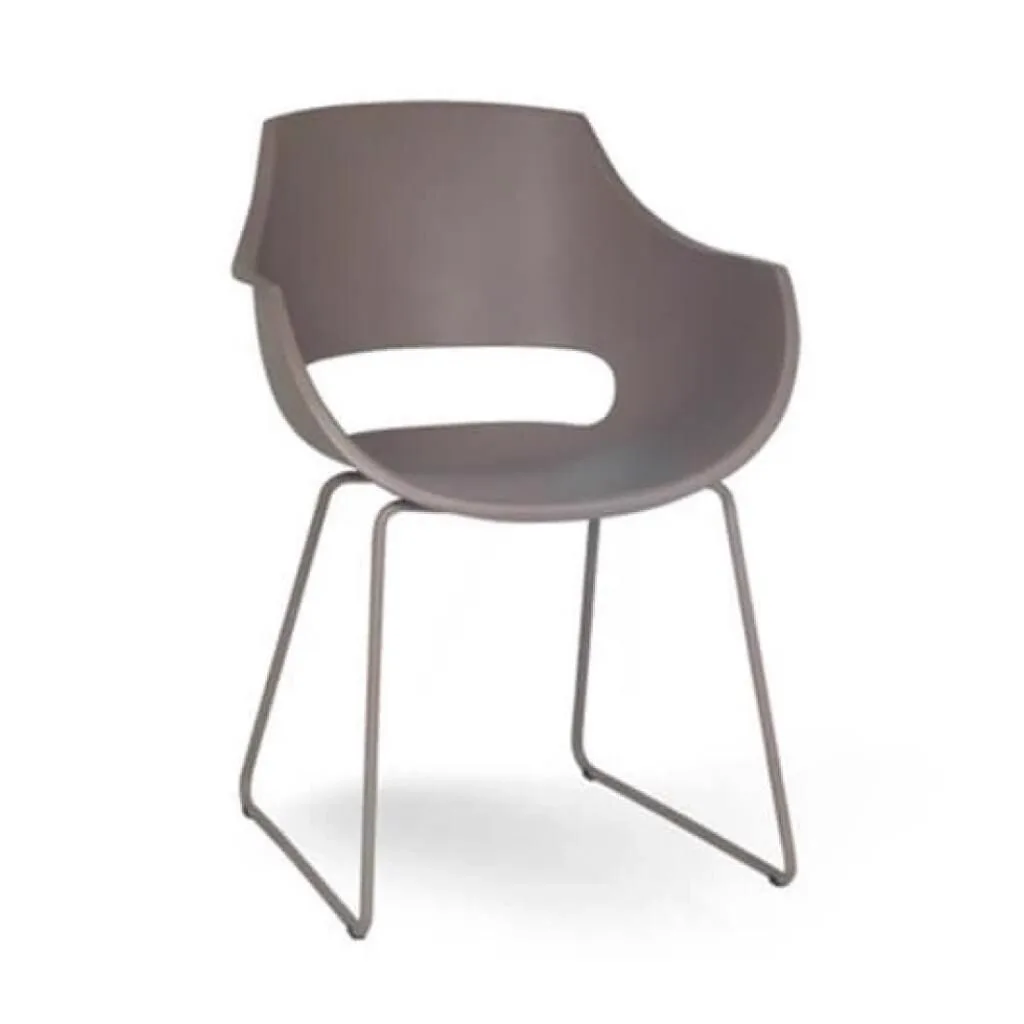 Opal Sled Pro Ash Brown - Ash Brown Kitchen Chair PPT1306