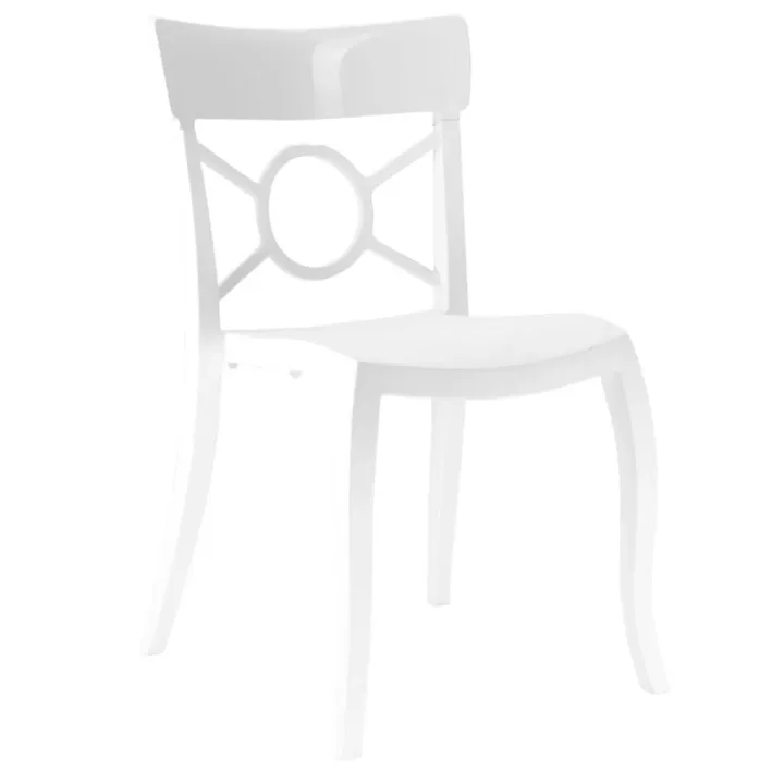 Opera-S Solid White - White Kitchen Chair PPT1297