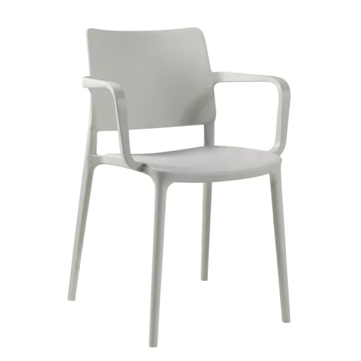 Joy-K Light Grey Kitchen Chair with Arms PPT1227