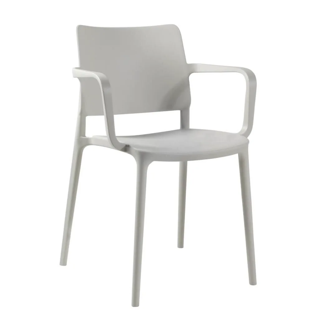 Joy-K Light Grey Kitchen Chair with Arms PPT1227