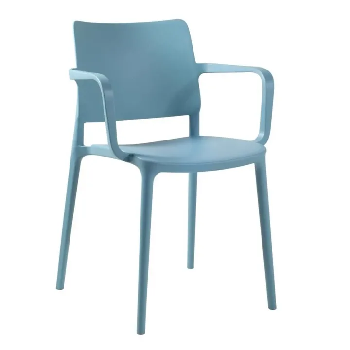 Joy-K Turquoise Blue Kitchen Chair with Arms PPT1221